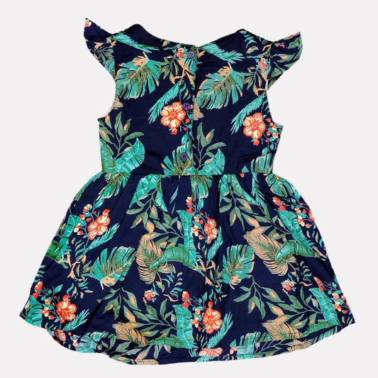 Girls Midi/Knee Length Casual Dress  (Multicolor)