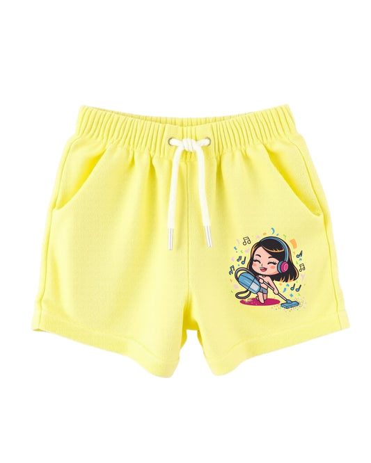 Girls T-Shirt with Shorts Cotton Set