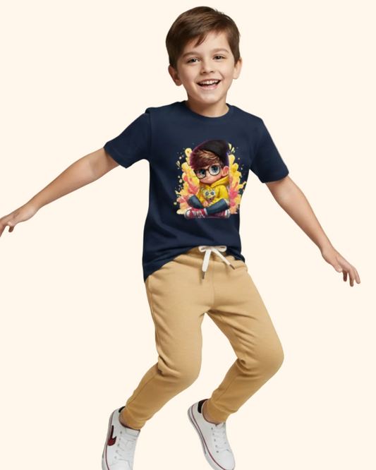 Casual T-shirt Track Pants set