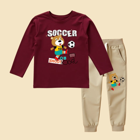 Kids Full Sleeve T-Shirt & Track Pant Set