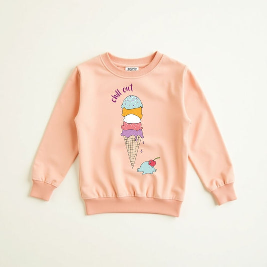 Unisex Printed Sweatshirt for Kids