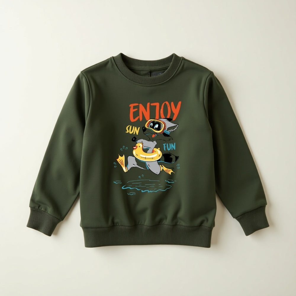 Kids Graphic Print Sweatshirt