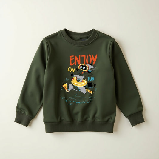 Kids Graphic Print Sweatshirt