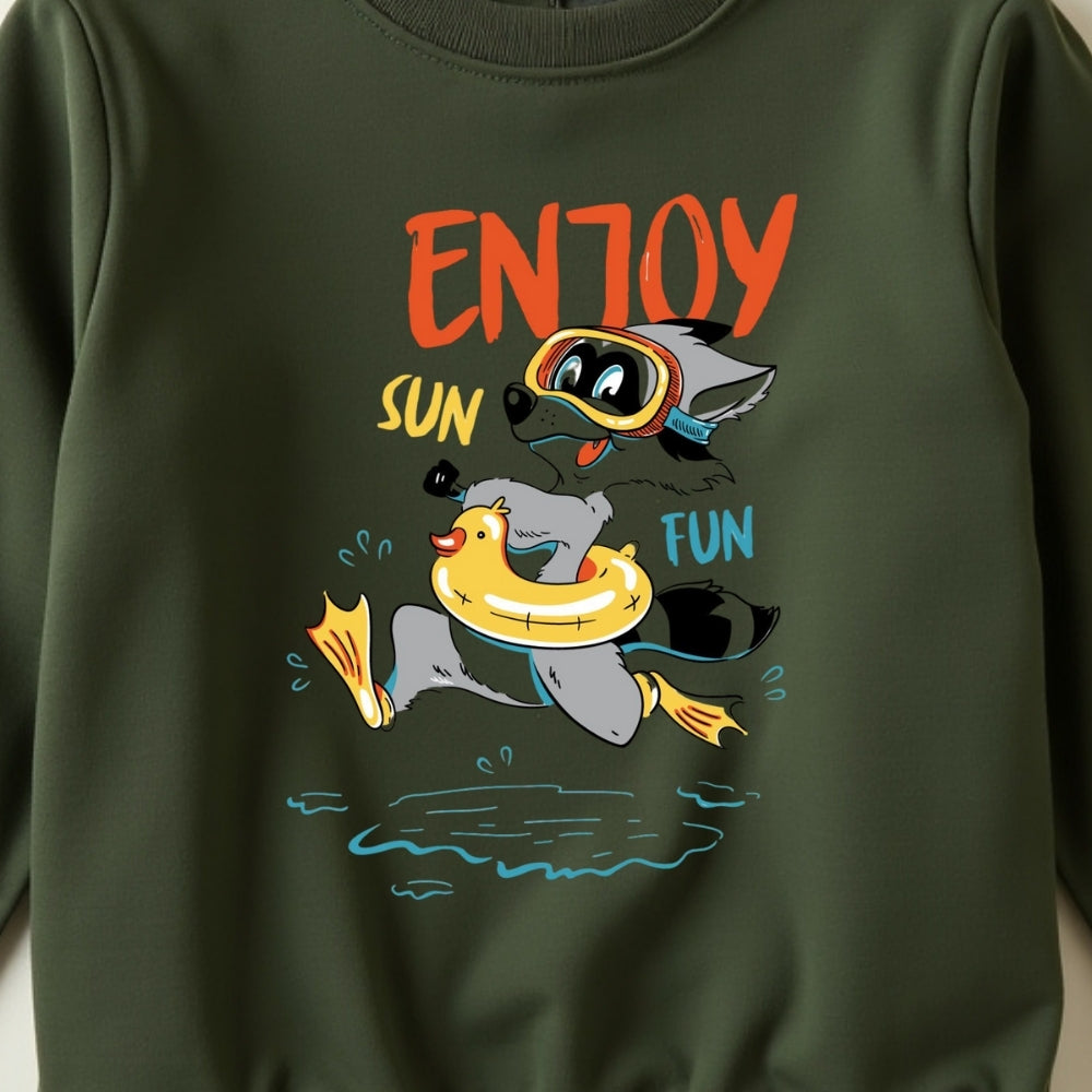 Kids Graphic Print Sweatshirt