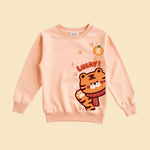 Trendy Printed Sweatshirt & Track Pant Outfit