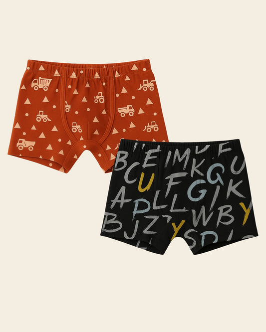 Pack Of 2 Printed Cotton Trunks