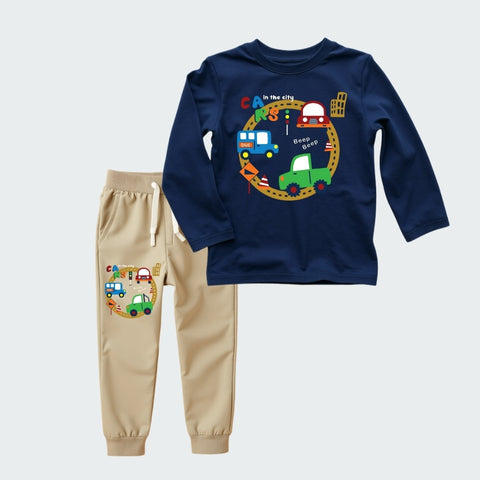 Fashion Set Comfortable Full Sleeve Tee & Pants