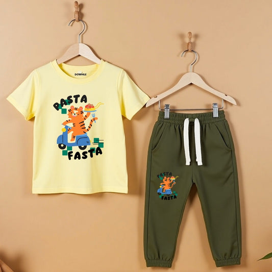 Kids T-Shirt & Track Pant Combo