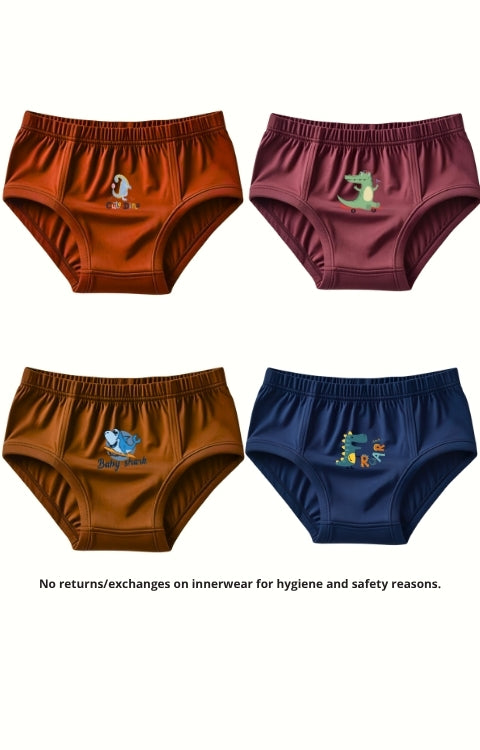 Pure Cotton Underwear Briefs Combo Pack Of 4