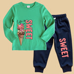 Full Sleeve Printed Sets (Navy & Mint Green)