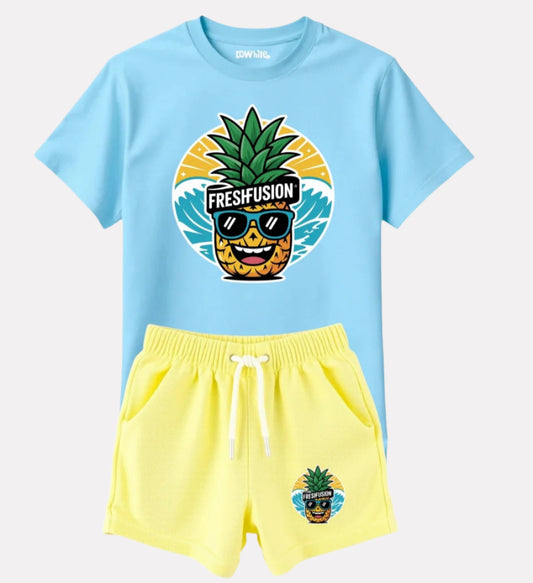 Cool & Classic – T-Shirt with Matching Shorts Set