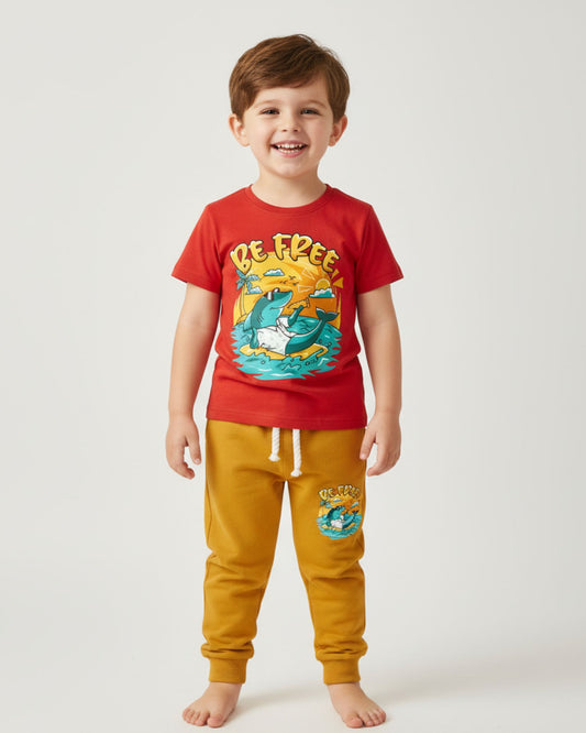 Urban Rider T-Shirt & Jogger Set