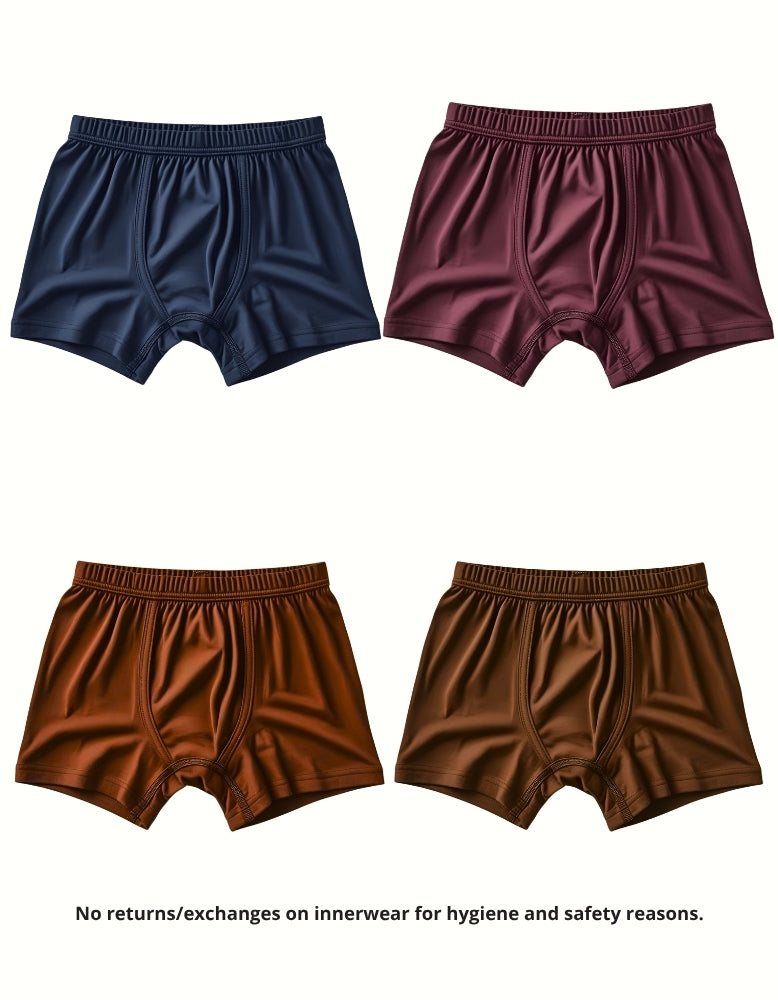 4-Pack Cotton Trunks for kids