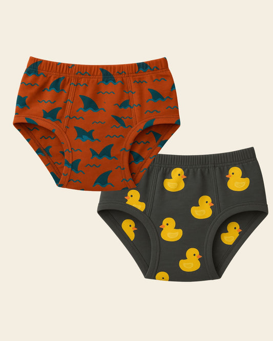 Kids Briefs Soft Cotton Underwear Combo Pack of 2