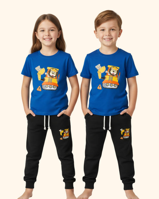 Little Champ Graphic Tee & Track