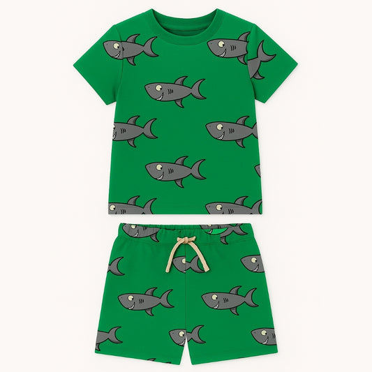 Kids Co-ord Set T-Shirt Shorts (All Over Print)
