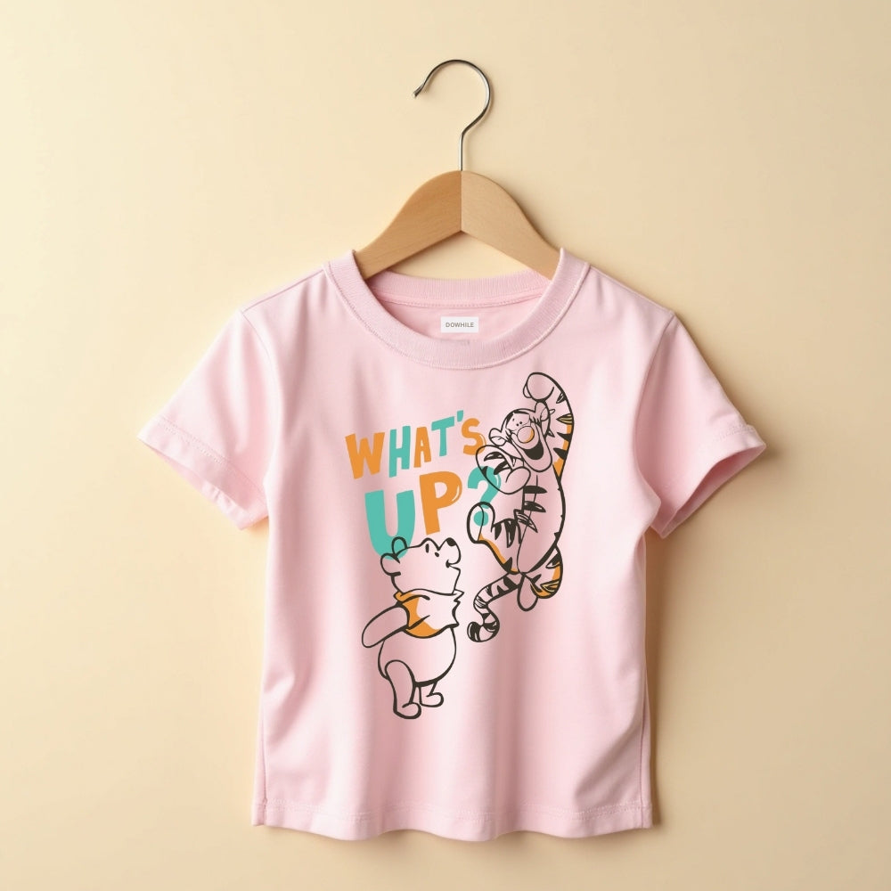 Cotton Printed Top & Track Pants for Kids