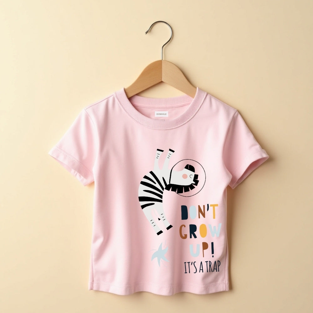 Cotton Printed Top & Track Pants for Kids