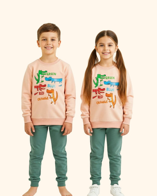 Printed Cotton Sweatshirt & Tracksuit