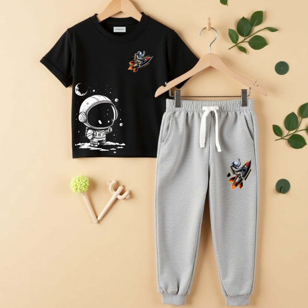 Kids Outfit – T-Shirt & Track Pants Combo