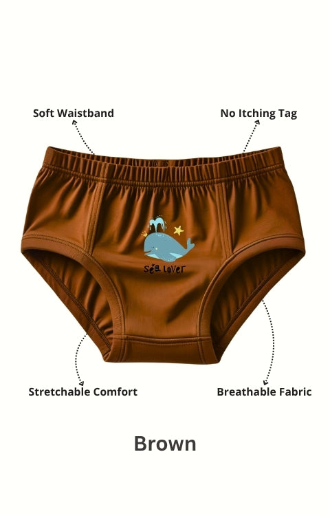 4-Pack Cotton Kids briefs Combo