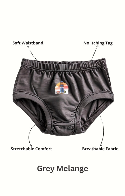 Pure Cotton Underwear Briefs Combo Pack Of 4