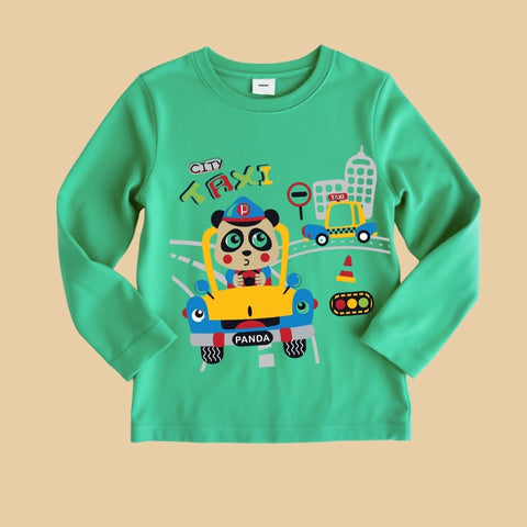 Trendy Kids Outfit Full Sleeve T-Shirt Track Pants