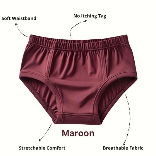 4-Pack Plain Kids briefs Combo