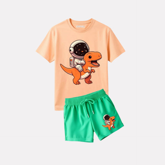 Moon Mission T-Shirt & Shorts for Boys & Girls