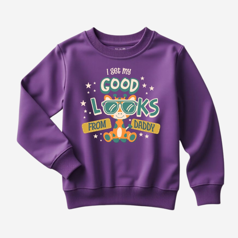 Printed Sweatshirt- Track Pant Cord Set