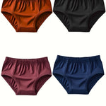 4-Pack Plain Kids briefs Combo