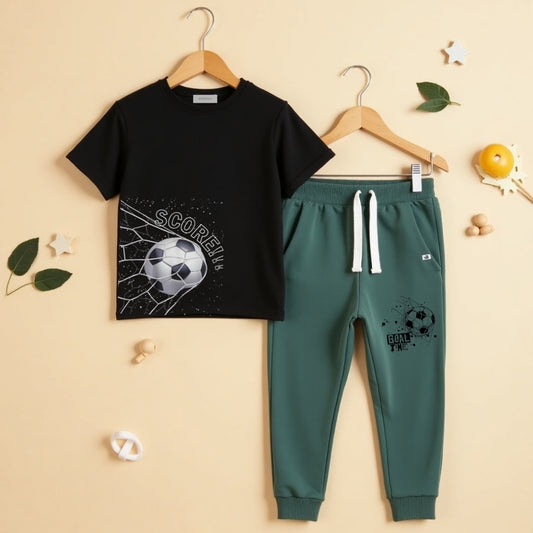 Kids Outfit – T-Shirt & Track Pants Combo