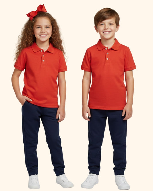 Unisex Active Polo & Track Pant Set