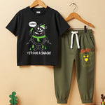 Kids Outfit – T-Shirt & Track Pants Combo