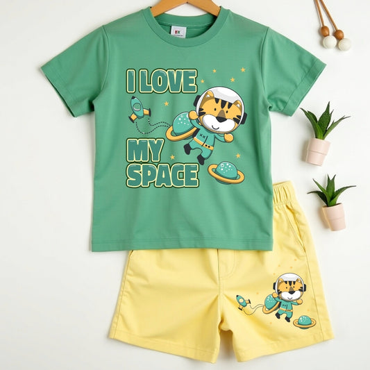 Printed Co-ord T-Shirt & Shorts Collection