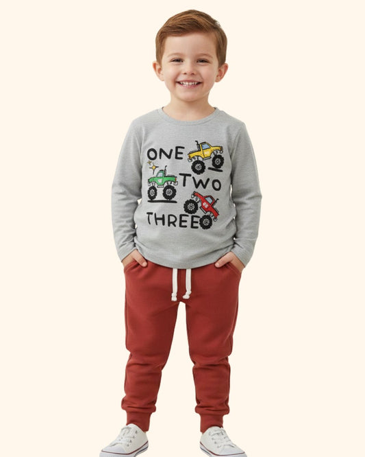 Full Sleeves T-Shirt & Track With Printing