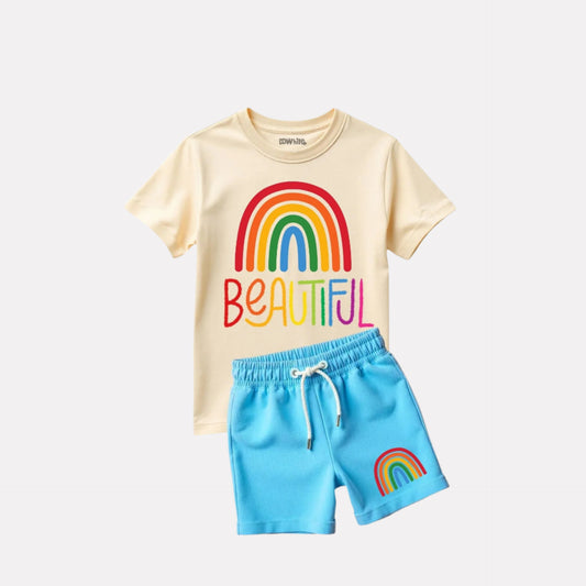 Chasing Rainbows Set – Unisex T-Shirt & Shorts