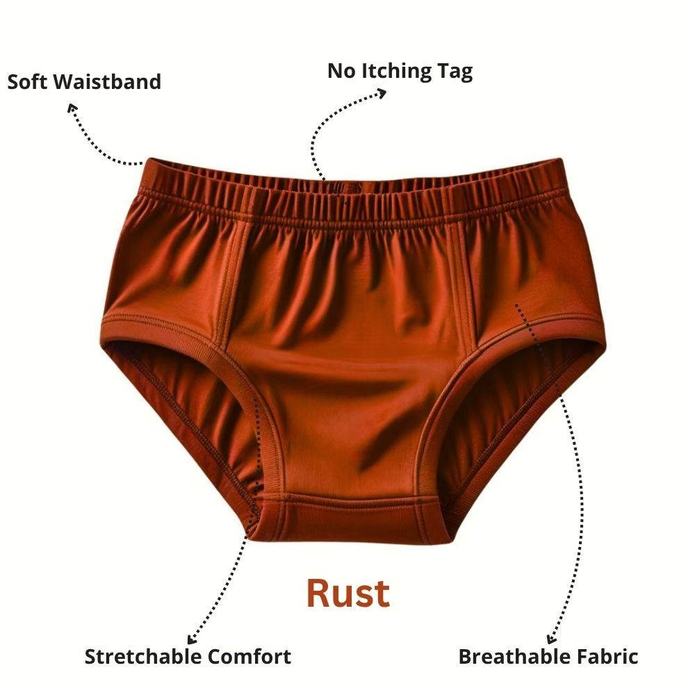 4-Pack Plain Kids briefs Combo