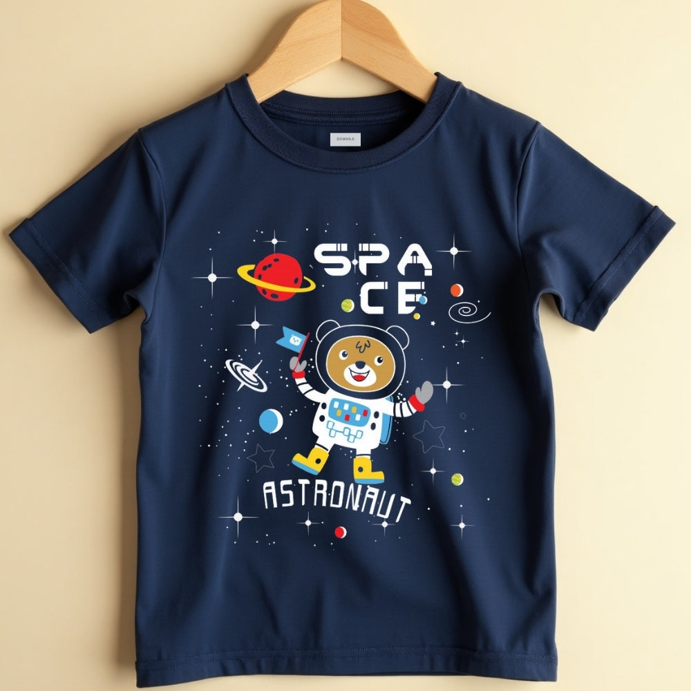 Kids Printed T-Shirt & Track Pants Set