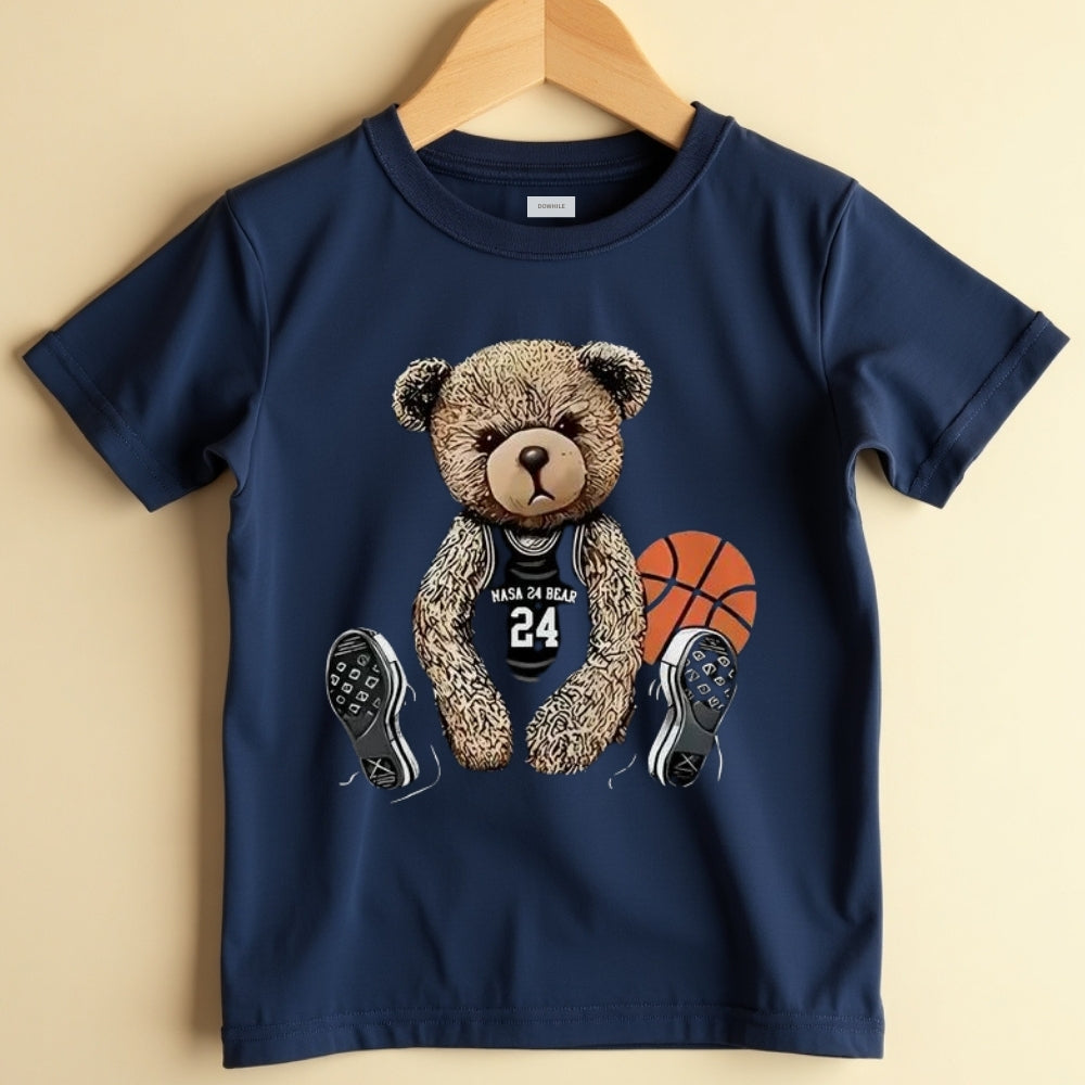 Kids Printed T-Shirt & Track Pants Set