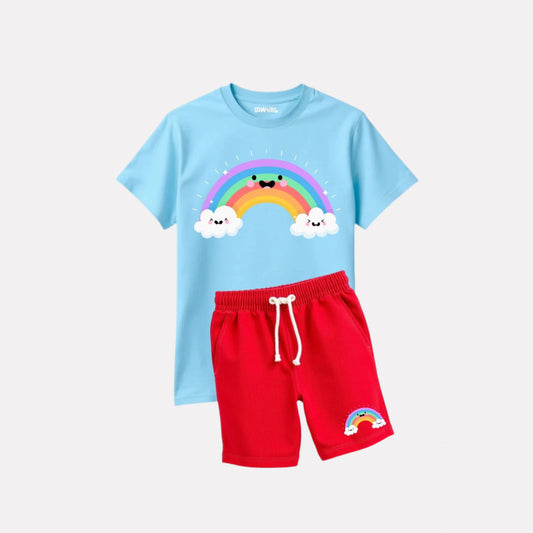 Chasing Rainbows Set – Unisex T-Shirt & Shorts
