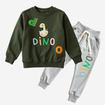 Printed Sweatshirt & Jogger Tracksuit for Kids