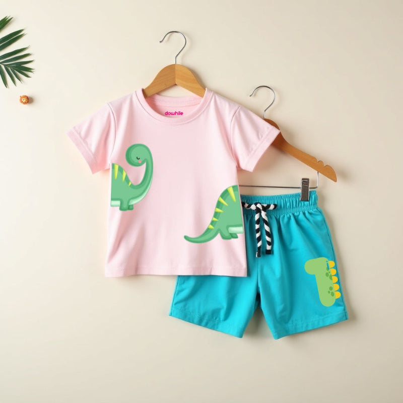 Casual Vibes T-Shirt Shorts Combo