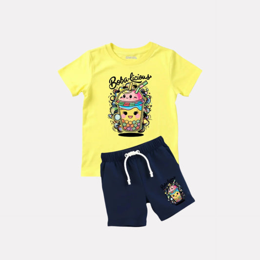 Unisex Food Print T-shirt & Shorts