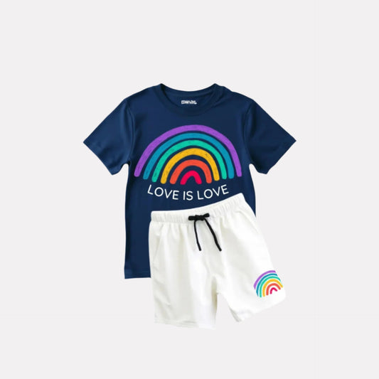 Rainbow Theme Unisex Clothing Set