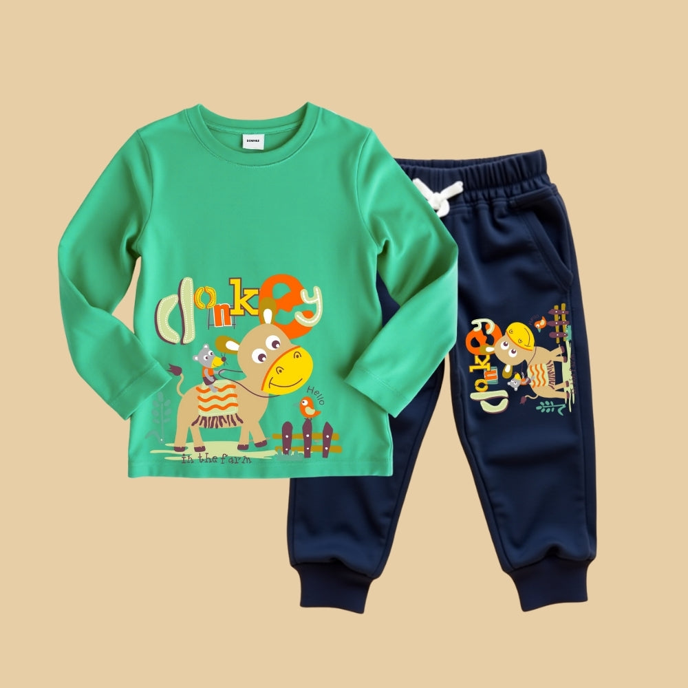 Comfortable Full Sleeve Tee & Track Pants