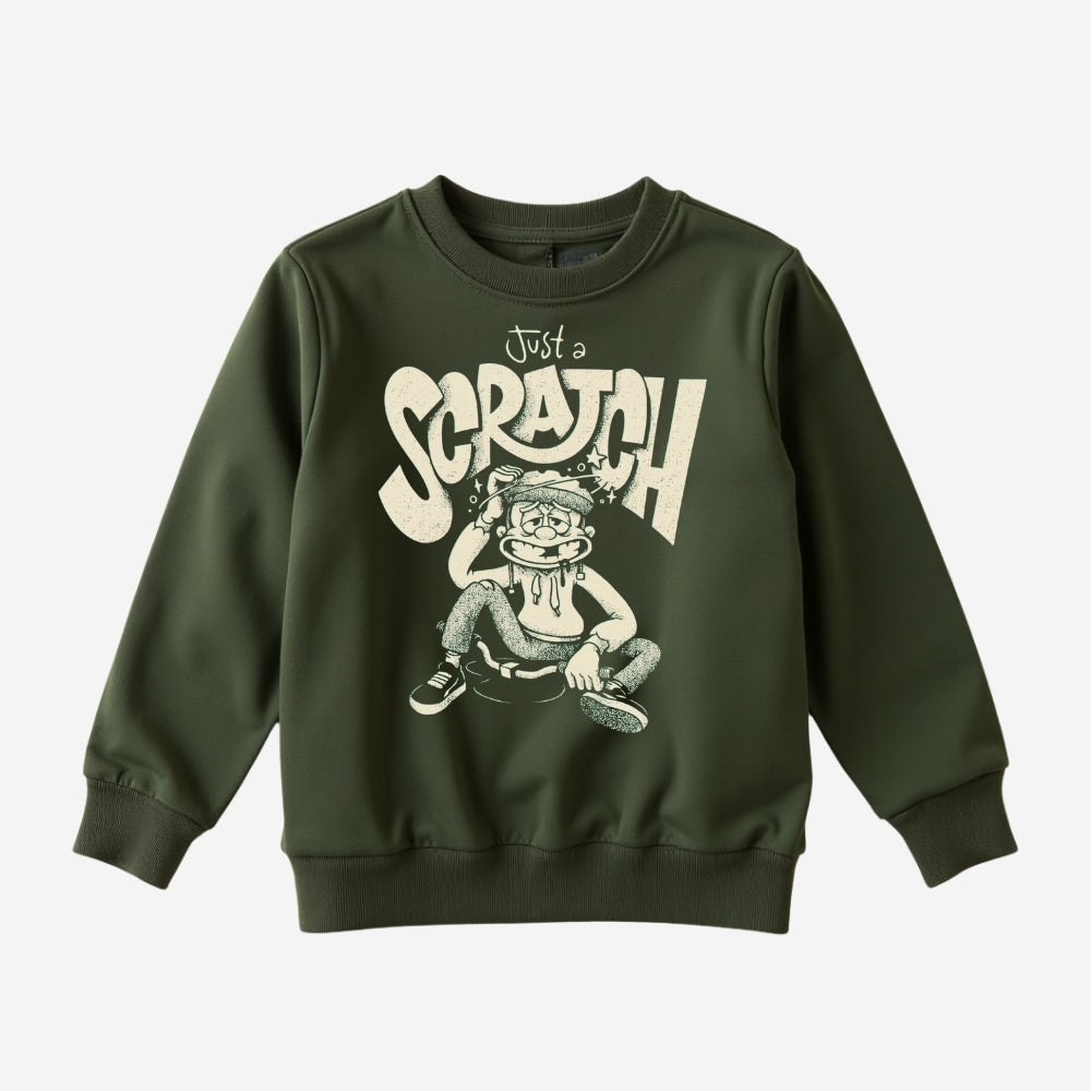 Printed Sweatshirt with Matching Track Pants