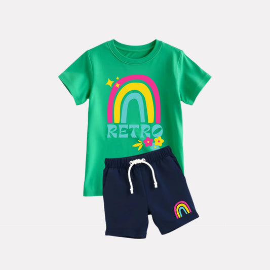 Rainbow Theme Unisex Clothing Set