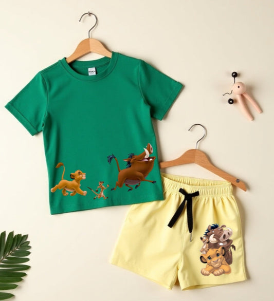Stylish T-Shirt & Shorts Duo