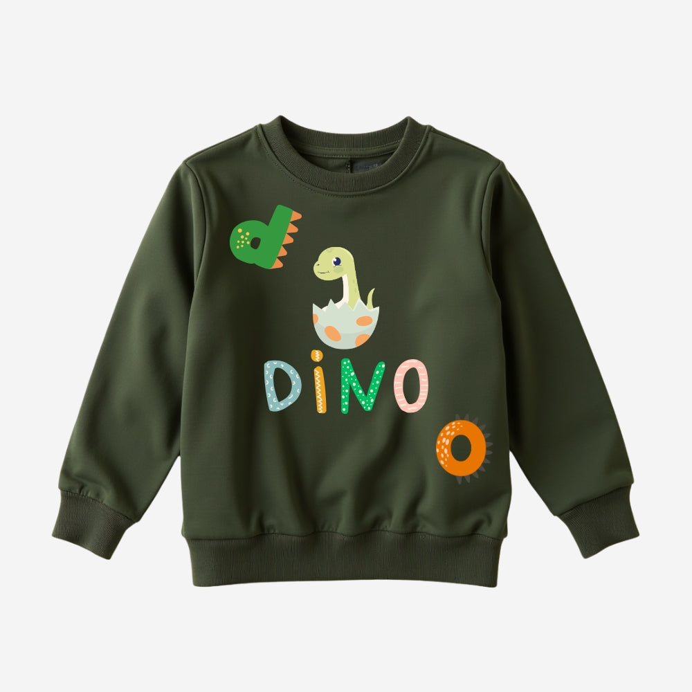 Printed Sweatshirt & Jogger Tracksuit for Kids